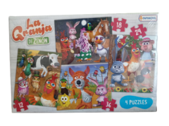 Puzzle 4 en 1 La Granja de Zenón Original - comprar online