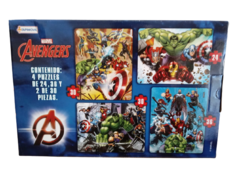 Puzzle 4 en 1 Marvel Avengers Original - comprar online