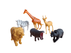 Set x 6 Animales de la Selva - Animal Kingdom