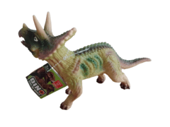 Dinosaurio Triceratops de goma con chifle - comprar online