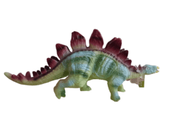 Dinosaurio Stegosaurus de goma con chifle
