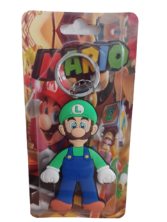 Llavero de Luigi de Goma - Mario Bros - comprar online