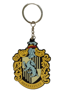 Llavero escudo de Hufflepuff - Harry Potter