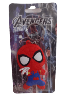 Llavero Spiderman con telaraña de Goma - comprar online
