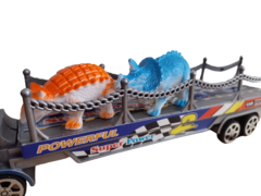Camión transportador con 2 Dinosaurios - Aye & Marcos Toys