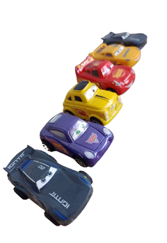 Set x 6 Autitos de Cars con Rayo Mc Queen - A Fricción - comprar online