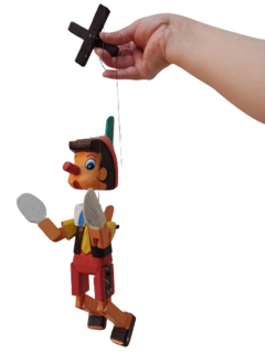 Marioneta Pinocho 30 cms - Aye & Marcos Toys