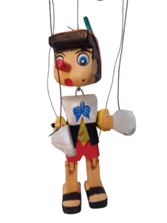 Marioneta Pinocho 20 cms - comprar online
