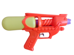 Pistola de Agua Naranja y Amarilla - Mediana
