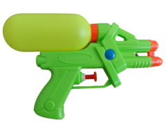 Pistola de Agua Verde y Amarilla - Chica