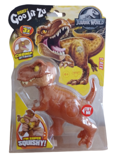 Muñeco Squishy Tiranosaurio Rex Jurassic World Goo Jit Zu