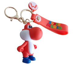Llavero Yoshi rojo de Silicona - Mario Bros - comprar online