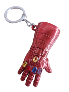 Llavero Guantelete Rojo del Infinito de Metal - Iron Man - Avengers Infinity War
