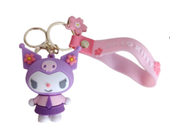 Llavero Kuromi de Silicona - Hello Kitty