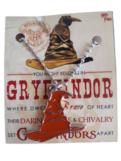 Colgante Collar Sombrero Seleccionador Harry Potter Gryffindor - comprar online