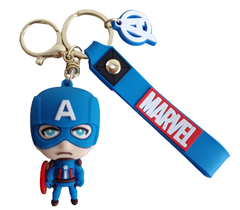 Llavero Capitán América de Silicona - Avengers Marvel