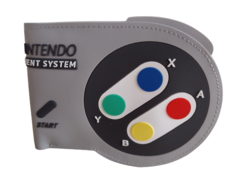 Billetera Joystick Super Nintendo Videojuegos