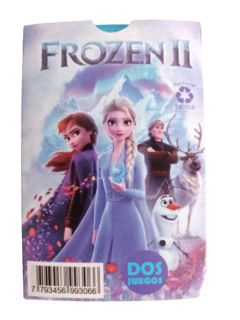 Cartas Naipes Frozen - 2 Juegos en 1 Baraja Española y Memotest en internet