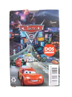 Cartas Naipes Cars - 2 Juegos en 1 Baraja Española y Memotest en internet