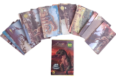 Cartas Naipes Dinosaurios - 2 Juegos en 1 Baraja Española y Memotest
