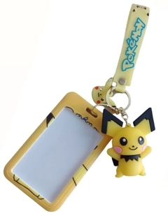 Pikachu Pichu Llavero + Porta Sube - Pokemon en internet