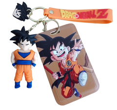 Goku Porta Sube + Llavero de Silicona - Dragon Ball