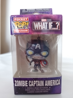Funko Pop! Keychain Llavero Marvel Whats if...? Zombie Capitán América en internet