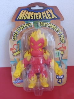 Muñeco Elástico Monster Flex Fire Monster Serie 4 Next Point en internet