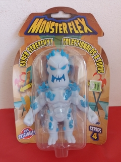 Muñeco Elástico Monster Flex Monstruo de Hielo Serie 4 Next Point - Aye & Marcos Toys