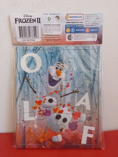 Puzzles Rompecabezas Frozen II 2 en 1 Olaf Elsa y Anna 6 y 9 Piezas - Disney Tapimovil en internet