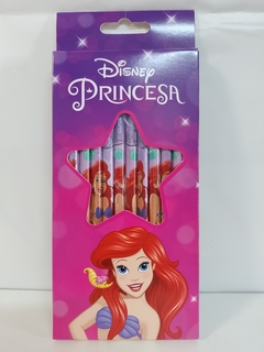 Lápices de Colores x 12 Unidades La Sirenita Disney Original Cresko - comprar online