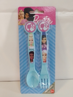 Set x 2 Cubiertos Barbie Cuchara Tenedor Infantil - Aye & Marcos Toys