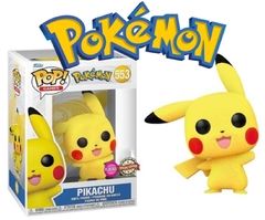 Funko Pop! Games Pokémon Pikachu Flocked #553