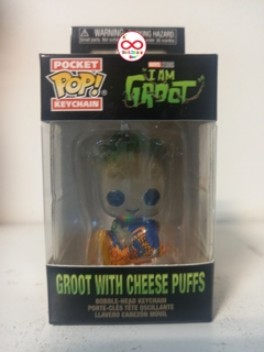 Funko Pop! Pocket Keychain Groot with cheese puffs - comprar online