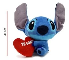 Peluche Stitch con Corazón Original Disney - Lilo & Stitch