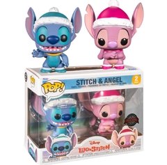 Funko Pop Disney Stitch y Angel
