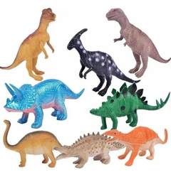 Combo 8 Dinosaurios de goma