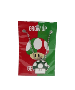 Colgante Collar Honguito Verde - Mario Bros