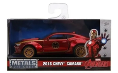 Auto Iron Man Chevy Camaro 2016 Tony Stark Metals die cast Avengers - Aye & Marcos Toys