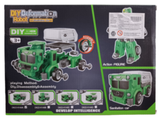 Transformers Robot - Camión Recolector de Residuos Recyclable Truck - tienda online