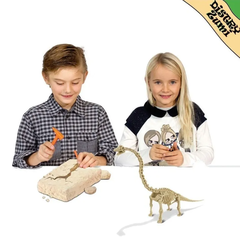 Kit de Excavación Dinosaurio Brachiosaurus Esqueleto Dr Steve Hunters - Aye & Marcos Toys