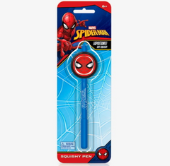 Lapicera Bolígrafo Spiderman con Squishy - Avengers