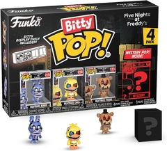 Funko Bitty Pop! Five Nigths at Freddy's Pack 4 ( Nigthmare Bonnie, Nigthmare Chica, Nigthmare Freddy y 1 Misterioso )