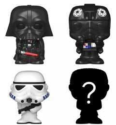Funko Bitty Pop! Star Wars Pack 4 Darth Vader, Stormtrooper, Tie Fighter Pilot y 1 Misterioso - comprar online