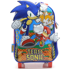 Mochila Sonic The Hedgehog con Carrito 12 Pulgadas Cresko - comprar online
