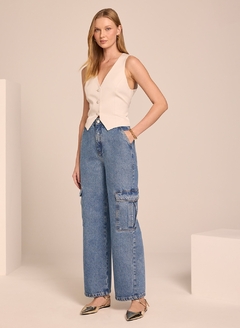 Calça Le Lis Pri Cargo Jeans