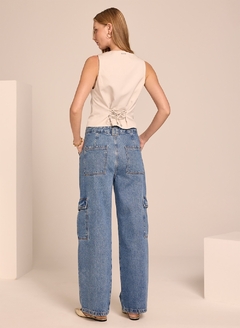 Calça Le Lis Pri Cargo Jeans - comprar online