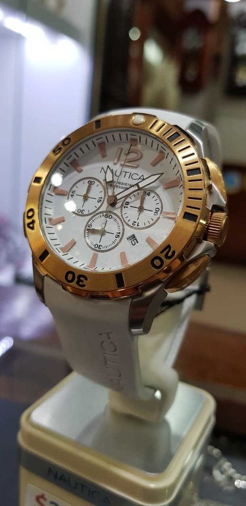 Reloj nautica 2024 dorado hombre