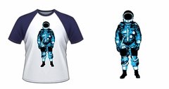 Camiseta Astronauta Azul