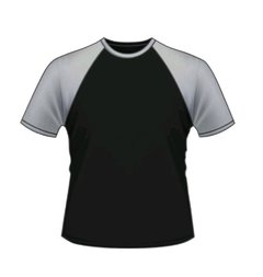 Camiseta Raglan Tronco Preto - Tecix 